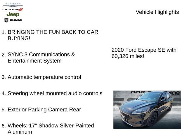2020 Ford Escape SE