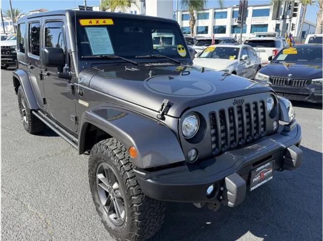 2018 Jeep Wrangler JK Unlimited Freedom Edition 4x4