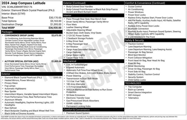 2024 Jeep Compass Latitude 4x4 2024 Jeep Compass Latitude 4x4