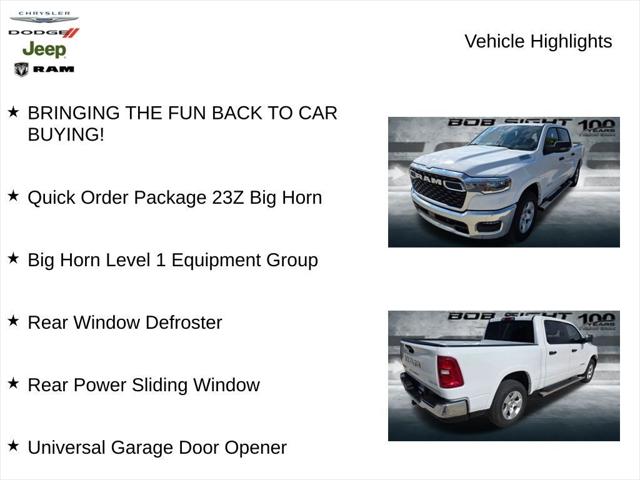 2025 RAM Ram 1500 RAM 1500 BIG HORN CREW CAB 4X4 57 BOX 2025 RAM Ram 1500 RAM 1500 BIG HORN CREW CAB 4X4 57 BOX