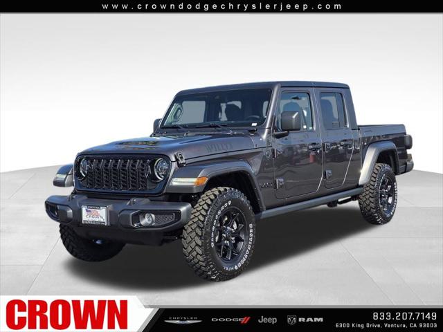 2025 Jeep Gladiator GLADIATOR WILLYS 4X4 2025 Jeep Gladiator GLADIATOR WILLYS 4X4