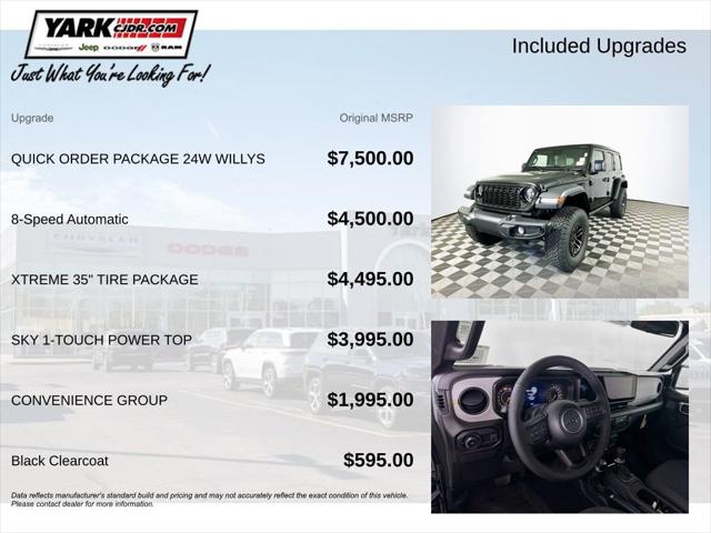 2025 Jeep Wrangler WRANGLER 4-DOOR WILLYS