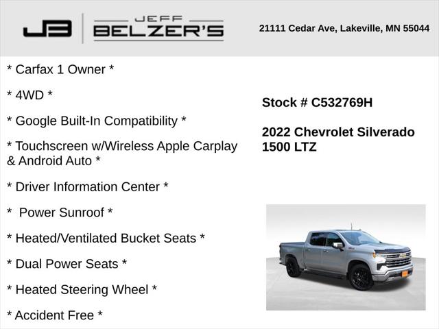 2022 Chevrolet Silverado 1500 4WD Crew Cab Short Bed LTZ