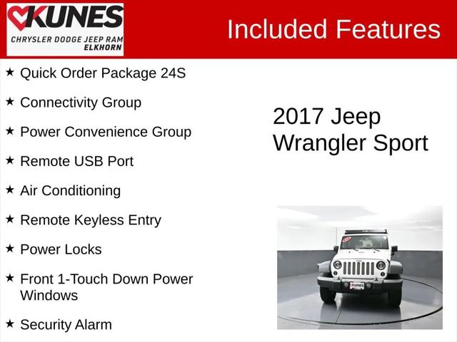 2017 Jeep Wrangler Sport 4x4