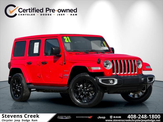 2021 Jeep Wrangler 4xe Unlimited Sahara 4x4 for sale in San Jose, CA