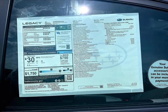 2025 Subaru Legacy Premium