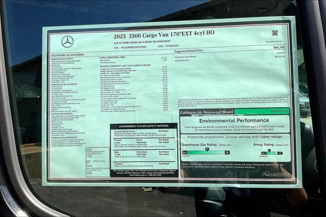 2025 Mercedes-Benz Sprinter 3500 High Roof 4-Cyl Diesel HO
