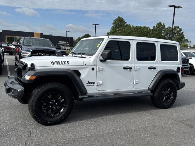 2021 Jeep Wrangler Unlimited Willys 4x4 2021 Jeep Wrangler Unlimited Willys 4x4