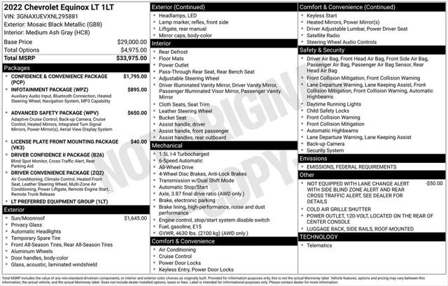 2022 Chevrolet Equinox AWD LT