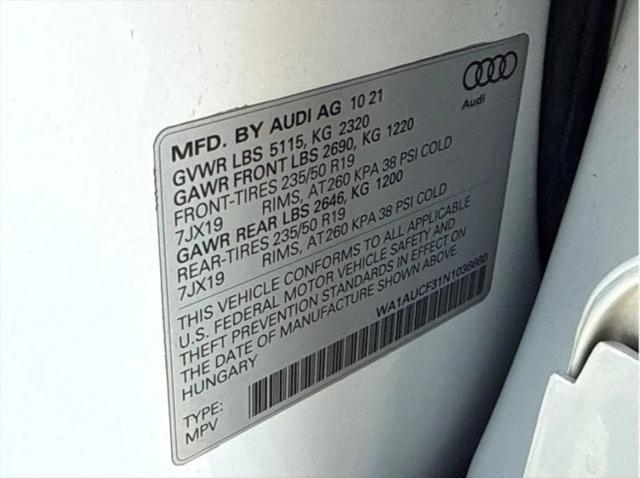 2022 Audi Q3 Premium 40 TFSI quattro Tiptronic