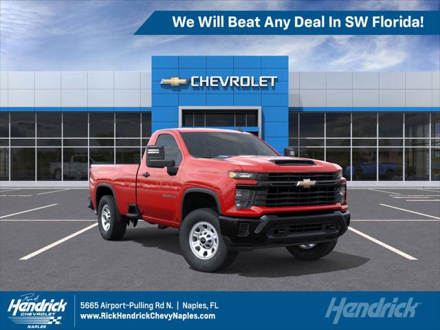 2025 Chevrolet Silverado 3500HD 4WD Regular Cab Long Bed Work Truck for sale in Naples, FL