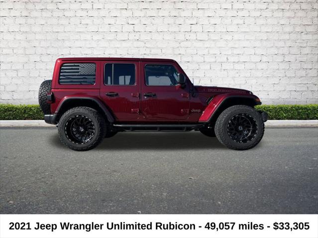 2021 Jeep Wrangler Unlimited Rubicon 4X4 2021 Jeep Wrangler Unlimited Rubicon 4X4