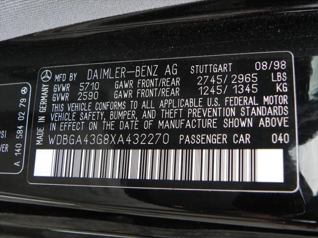 1999 Mercedes-Benz S 420 S 420