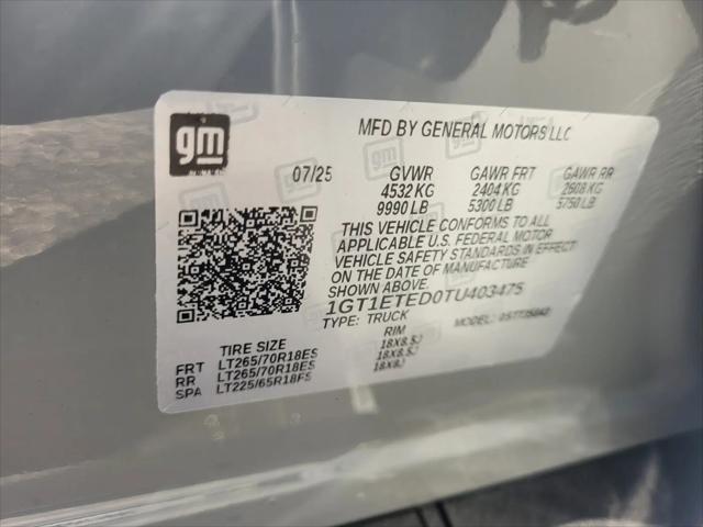 2026 GMC Sierra Extended Range Elevation