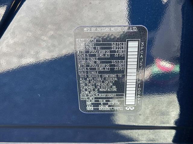 2025 INFINITI QX55 LUXE AWD