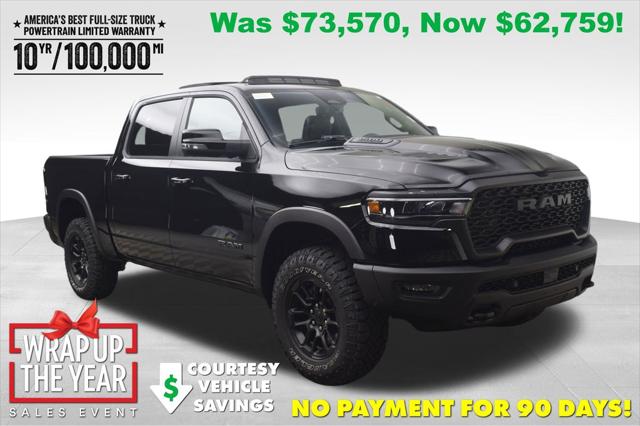 2026 RAM Ram 1500 RAM 1500 REBEL CREW CAB 4X4 57 BOX