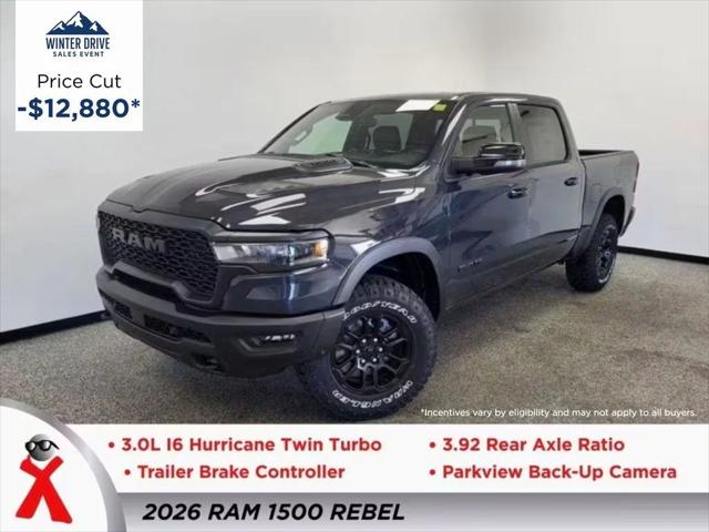 2026 RAM Ram 1500 RAM 1500 REBEL CREW CAB 4X4 57 BOX