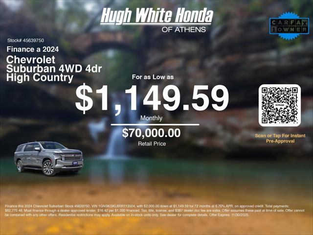 2024 Chevrolet Suburban 4WD High Country