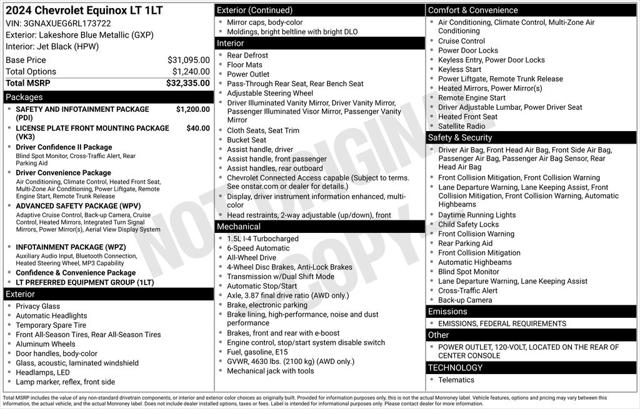 2024 Chevrolet Equinox AWD LT