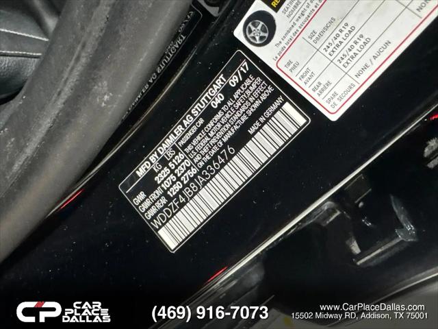 2018 Mercedes-Benz E-CLASS E 300 E 300