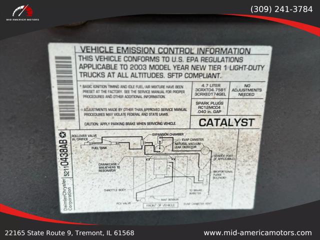 2003 Dodge Ram 1500 SLT