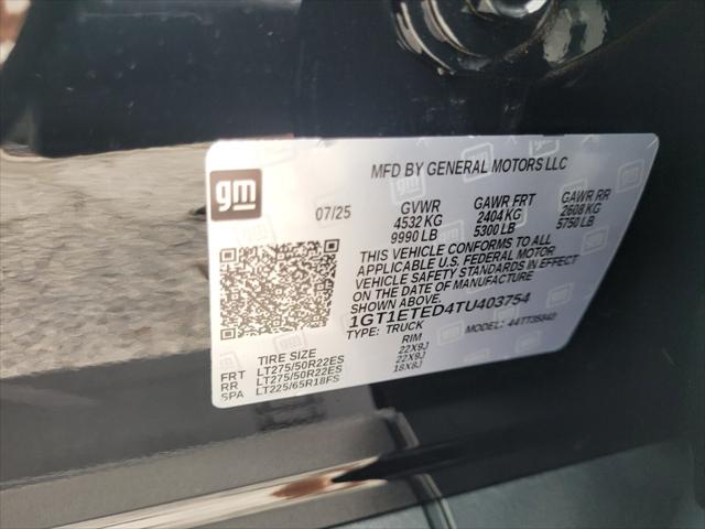 2026 GMC Sierra Extended Range Elevation
