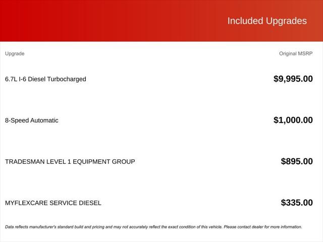 2026 RAM Ram 3500 Chassis Cab RAM 3500 TRADESMAN CREW CAB CHASSIS 4X4 60 CA