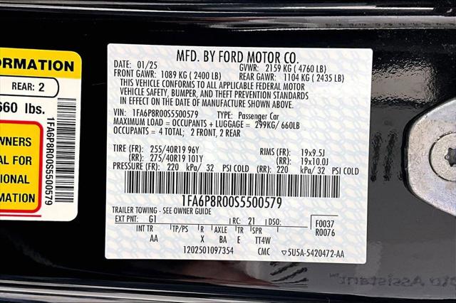 2025 Ford Mustang Dark Horse Fastback