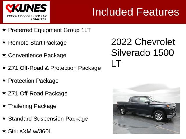 2022 Chevrolet Silverado 1500 4WD Crew Cab Standard Bed LT