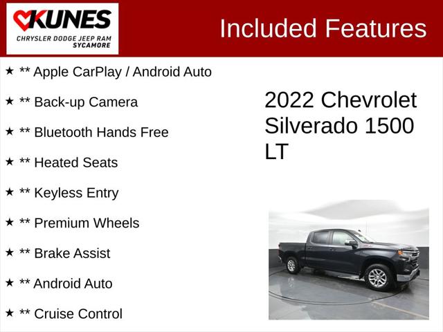 2022 Chevrolet Silverado 1500 4WD Crew Cab Standard Bed LT