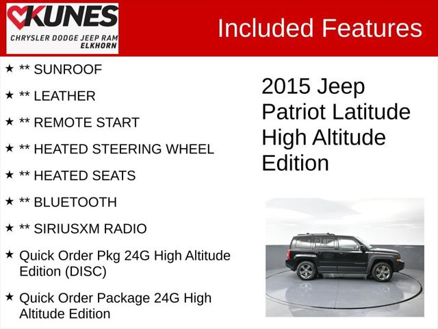 2015 Jeep Patriot High Altitude Edition 2015 Jeep Patriot High Altitude Edition