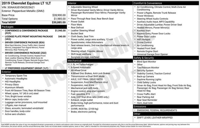 2019 Chevrolet Equinox LT