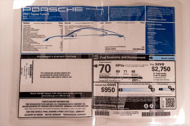 2021 Porsche Taycan Turbo S