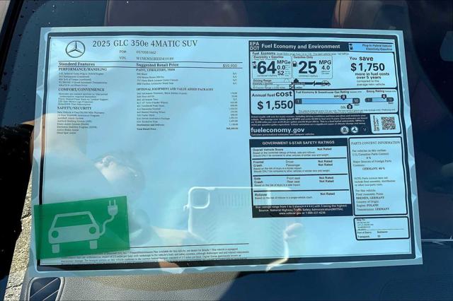 2025 Mercedes-Benz GLC 350e 4MATIC