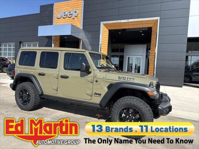 2025 Jeep Wrangler WRANGLER 4-DOOR WILLYS 2025 Jeep Wrangler WRANGLER 4-DOOR WILLYS