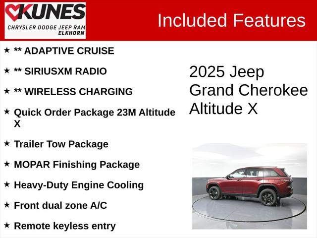 2025 Jeep Grand Cherokee GRAND CHEROKEE ALTITUDE X 4X4 2025 Jeep Grand Cherokee GRAND CHEROKEE ALTITUDE X 4X4