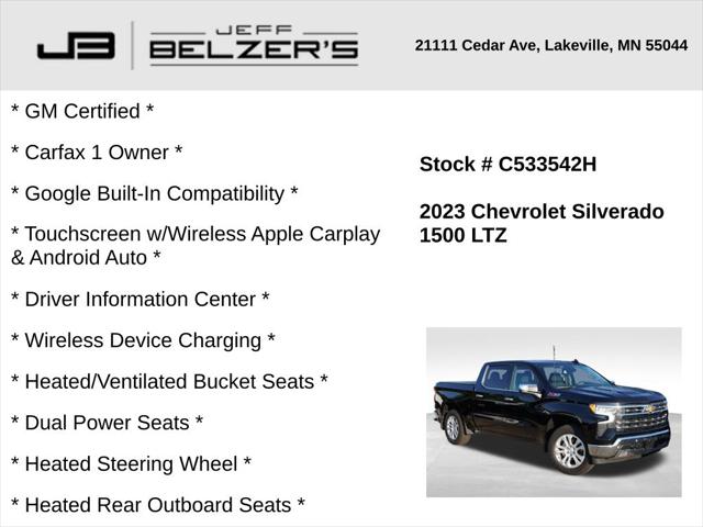 2023 Chevrolet Silverado 1500 4WD Crew Cab Short Bed LTZ