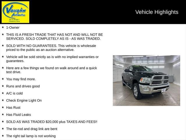 2016 RAM 2500 Big Horn