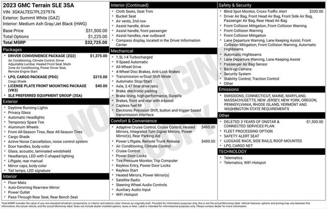 2023 GMC Terrain AWD SLE 2023 GMC Terrain AWD SLE