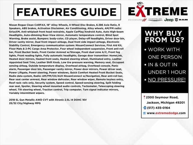 2018 Nissan Rogue SL 2018 Nissan Rogue SL