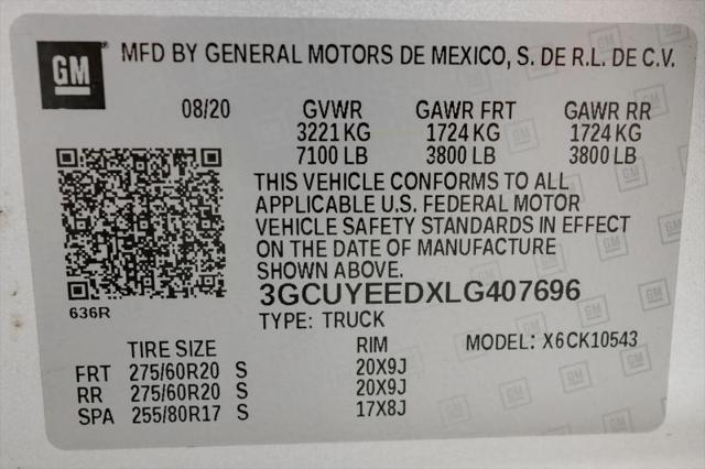 2020 Chevrolet Silverado 1500 4WD Crew Cab Short Bed RST