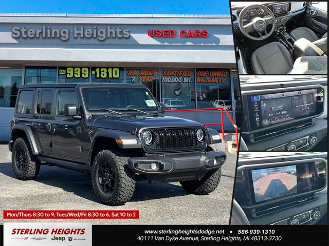 2024 Jeep Wrangler 4-Door Willys 4x4 2024 Jeep Wrangler 4-Door Willys 4x4