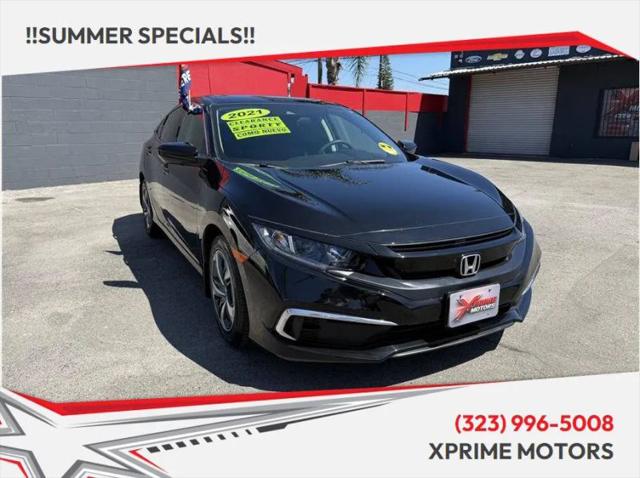 2021 Honda Civic LX for sale in South Gate, CA
