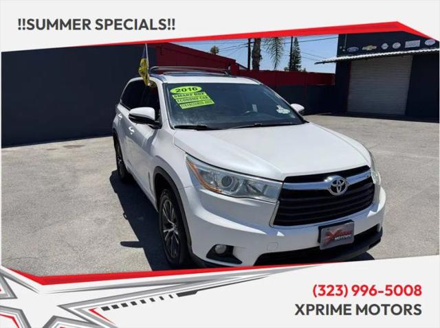 2016 Toyota Highlander XLE V6 for sale in South Gate, CA