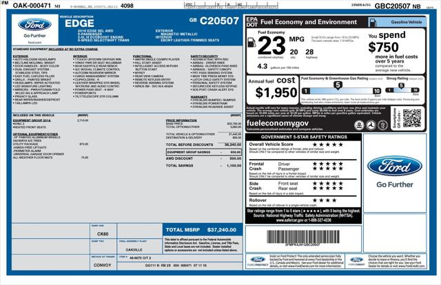2016 Ford Edge SEL