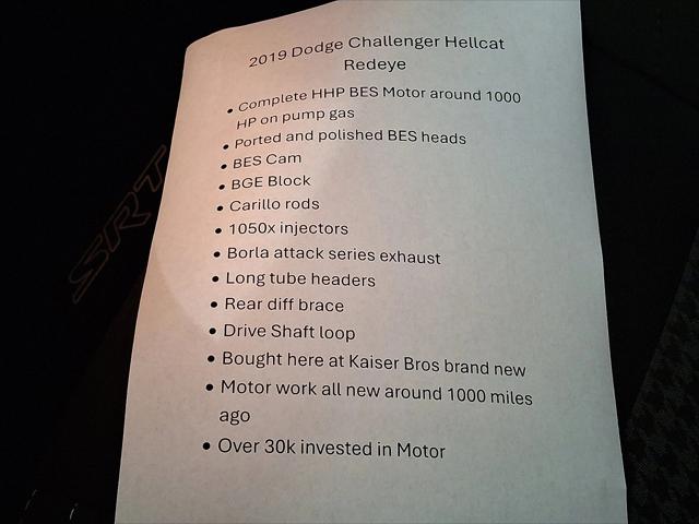 2019 Dodge Challenger SRT Hellcat Redeye 2019 Dodge Challenger SRT Hellcat Redeye