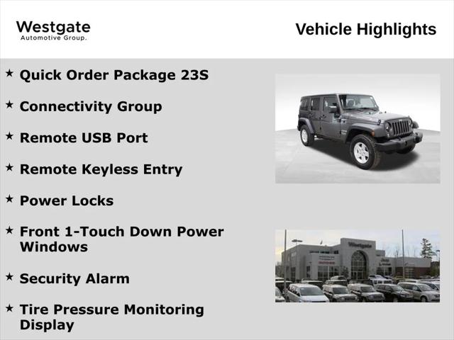 2017 Jeep Wrangler Unlimited Sport 4x4 2017 Jeep Wrangler Unlimited Sport 4x4