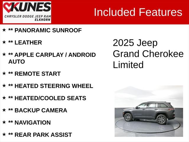 2025 Jeep Grand Cherokee GRAND CHEROKEE LIMITED 4X4 2025 Jeep Grand Cherokee GRAND CHEROKEE LIMITED 4X4