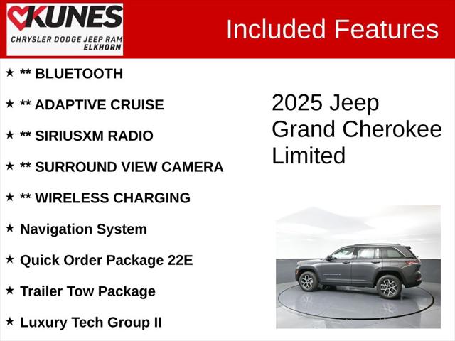 2025 Jeep Grand Cherokee GRAND CHEROKEE LIMITED 4X4 2025 Jeep Grand Cherokee GRAND CHEROKEE LIMITED 4X4