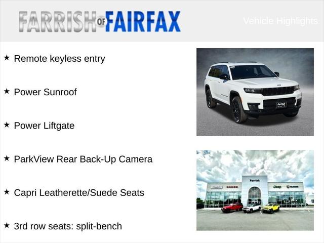 2025 Jeep Grand Cherokee L GRAND CHEROKEE L ALTITUDE X 4X4 2025 Jeep Grand Cherokee L GRAND CHEROKEE L ALTITUDE X 4X4